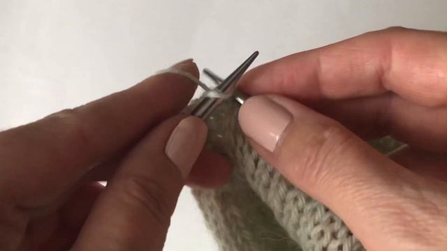 Убавки для сужения рукава при круговом вязании