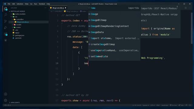 Rest Full API NodeJS | 4. Data Dummy (json) смотреть онлайн