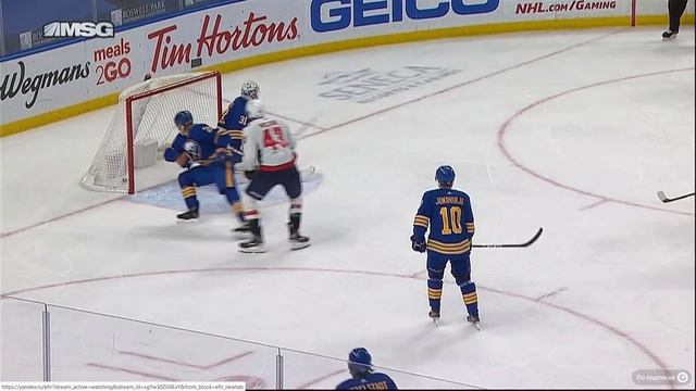 МАГИЯ ОВЕЧКИНА! ГОЛ БЕЗ БРОСКА! забивает гол #727 / Баффало - Вашингтон / 10.04.21