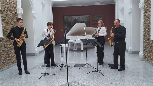 Carl Jenkins - Palladio аранжировка Л.Брагинский исполняет ансамбль Sax's Time смотреть онлайн