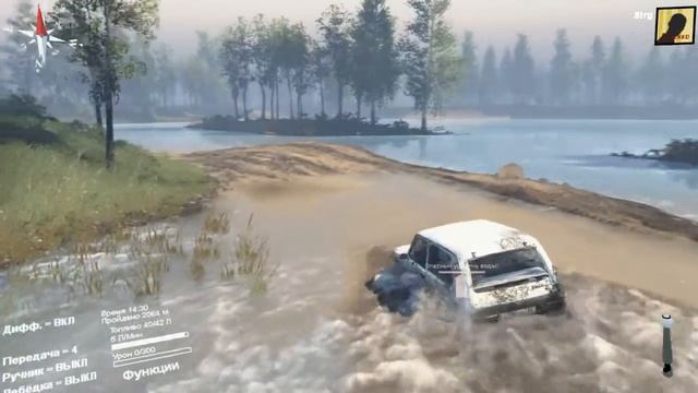 Spin Tires #1 | ЕЗДИМ ПО ГРЯЗИ НА НИВЕ смотреть онлайн
