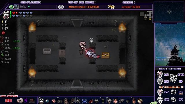 Иден стрик на 4 цели | Дьявольский [#212] | The Binding of Isaac: Repentance смотреть онлайн