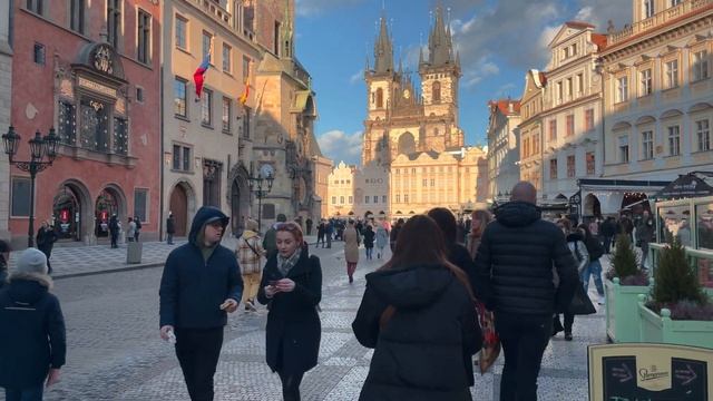 Prague (Praha) Walking Tour, Old Town, Capital Of Czech Republic, 2022 | 4K HDR 60 FPS | ASMR