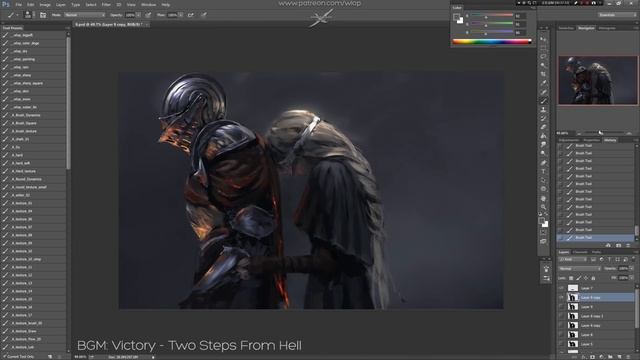Ash - painting process смотреть онлайн