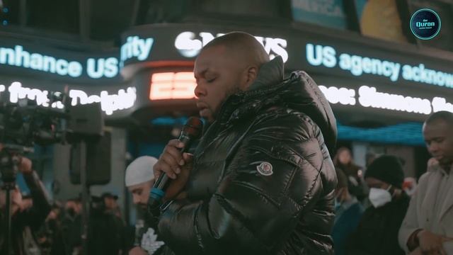 Впервые! НАМАЗ В ЦЕНТРЕ НЬЮ-ЙОРКА - Таймс-сквер | Сура 87: «Аль-Аля» | Рамадан 2022г. - 1443 смотреть онлайн