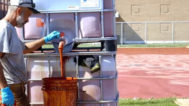 How to make synthetic Athletic Running Track Making смотреть онлайн