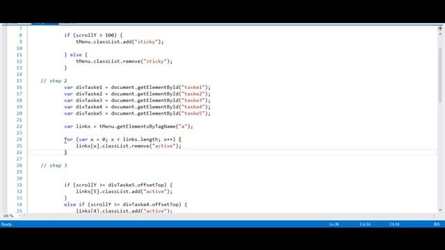 جافا سكريبت javascript - عمل النافر بار ثابت مع حركة الاسكرول sticky navbar on scroll смотреть онлайн