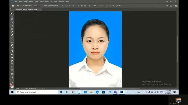 Hướng dẫn tạo ảnh thẻ 4x6 bằng phần mềm Photoshop CC смотреть онлайн
