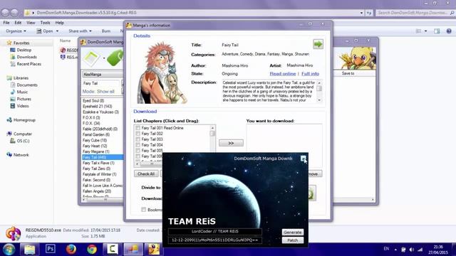 DomDom Software Manga Downloader v5.5.20 Crack (Updated Links 08/10/2016) смотреть онлайн