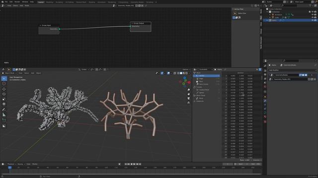 BSLIVE Blender Skin Modifier Meets Geometry Nodes and Sverchok смотреть онлайн
