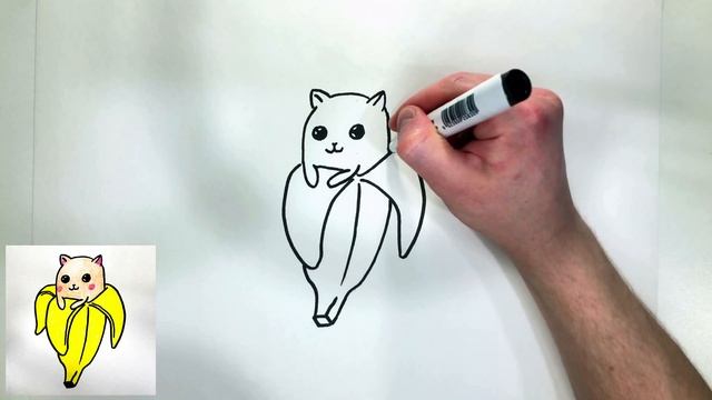 Как нарисовать милую кошку смотреть онлайн