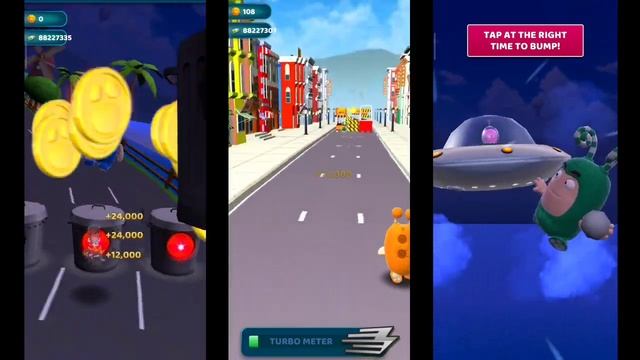 Oddbods Zee Vs Pogo Vs Slick | Oddbods Turbo Run | Droidzman Gameplay