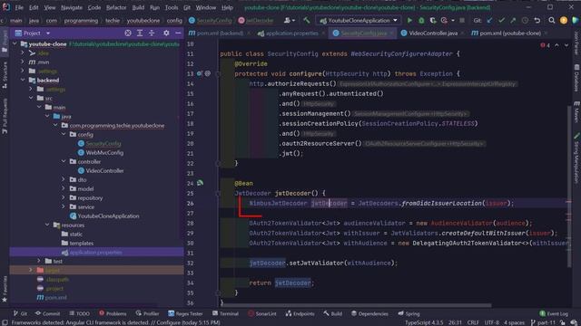 Spring Boot Angular Full Stack Project - Youtube Clone - Part 12 смотреть онлайн