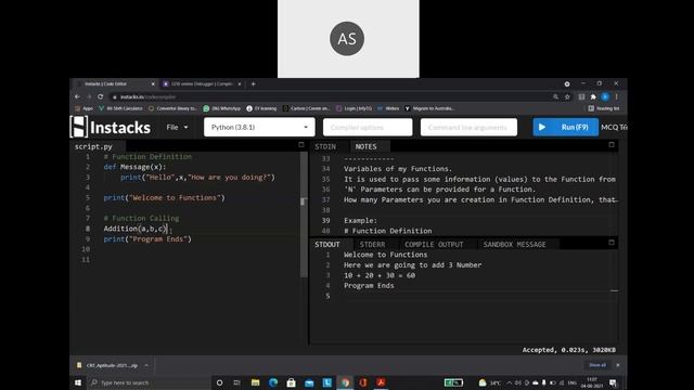 Functions in Python Part 2 смотреть онлайн
