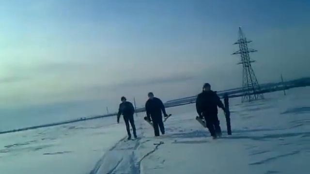 как в первый раз катались на лыжах