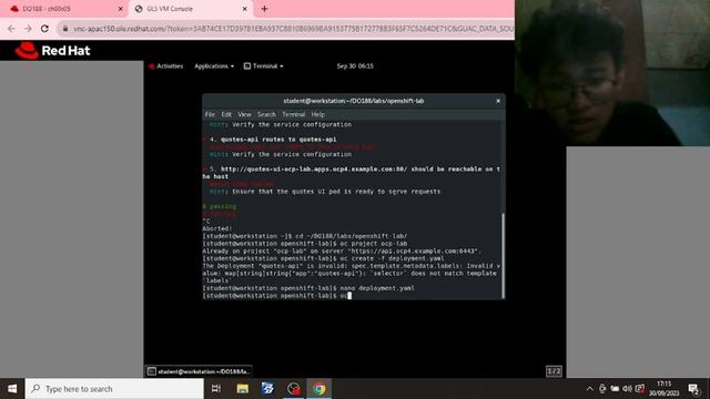 8.5 Lab: Container Orchestration With Kubernetes and OpenShift смотреть онлайн