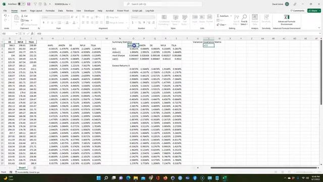 Excel Lambda functions which easily calculate portfolio expected return and standard deviation смотреть онлайн