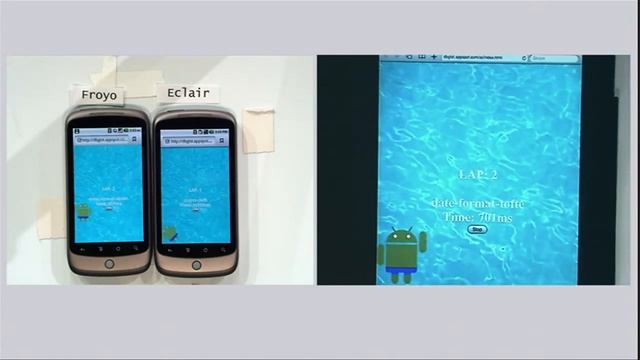 Nexus One Froyo(2.2) Javascript(V8) Demo смотреть онлайн