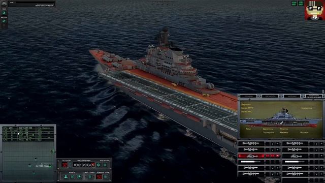 Cold Waters Epic Mod Прохождение Миcсии пр 1143 Kiev Против Эскорта #submarines #carrier