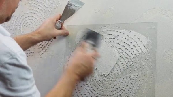 Travertino+ трафарет