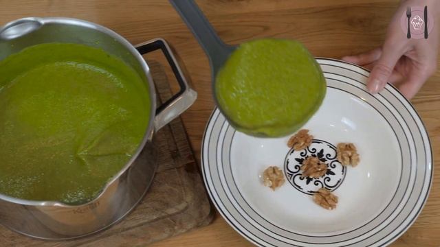 Подрібнила все блендером і готово! Дуже корисний КРЕМ СУП із броколі! Овочевий суп пюре за 10 хвили
