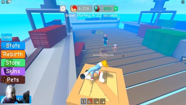 ПРОХОЖДЕНИЕ СИМУЛЯТОР КАЧКА РОБЛОКС - Аня и Маша качают МЫШЦЫ Roblox Weight Lifting Simulator #7 смотреть онлайн