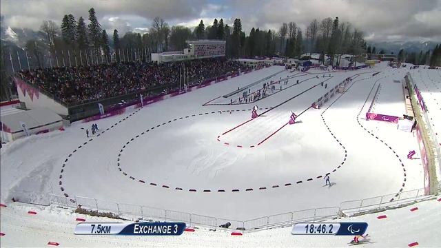 4 x 2.5km open relay | Cross-country skiing | Sochi 2014 Paralympic Winter Games смотреть онлайн
