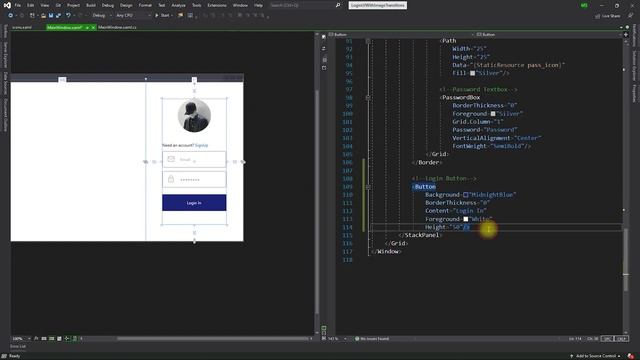 WPF C# | Login UI With Image Transition Animation | UI Design in Wpf C# (Jd's Code Lab) смотреть онлайн
