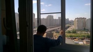 Москитная сетка на раздвижную лоджию