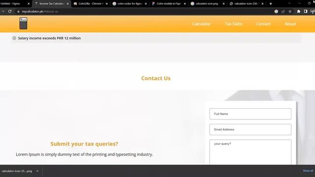 Figma UI/UX of Tax Calculator | GoDev смотреть онлайн