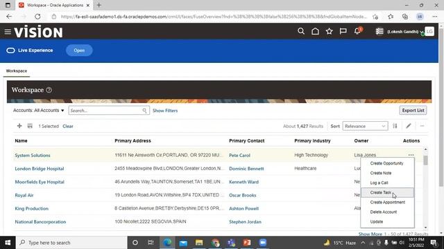 Oracle Fusion CRM Workspace | Oracle Fusion CRM | Oracle CX | Oracle Fusion CRM Tutorial Oracle BIS смотреть онлайн