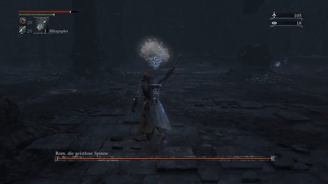 Bloodborne || Boss: Rom, die geistlose Spinne || German || PS4 смотреть онлайн