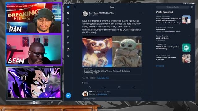 REACT AND DRAW NEWS! Gremlins director says Disney copied Gizmo to make Baby Yoda. Sean draws both! смотреть онлайн