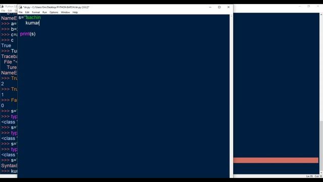 Fundamental Data types | Slice Operator [ : ] | Type Casting in Python смотреть онлайн