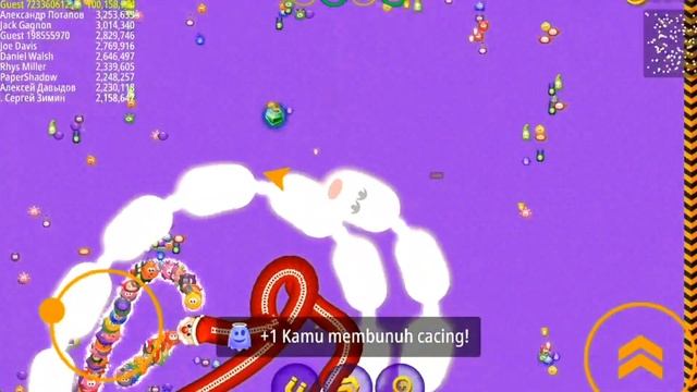 Worms Zone H4ck Gameplay ? #177 - Sausage Worm vs Giant Worms - Xmood Roy смотреть онлайн