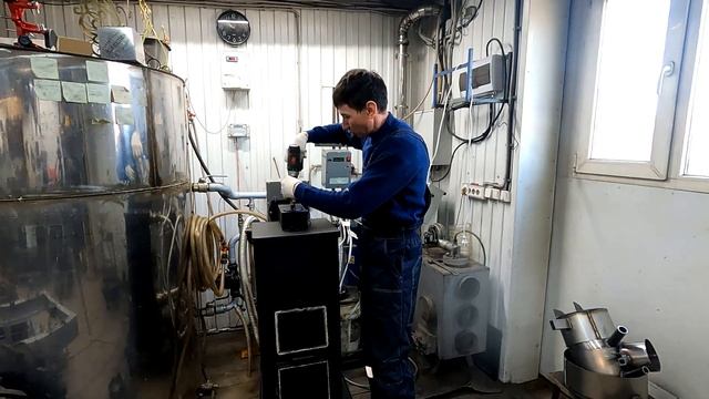 Что почистить и как у котла на отработке.