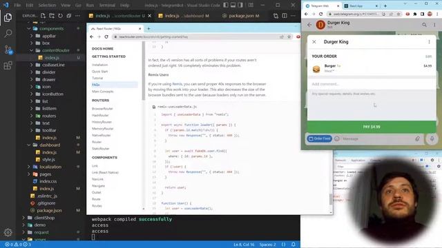 Node.js проект выходного дня #telegram #telegrambot #bot, ответы на вопросы смотреть онлайн