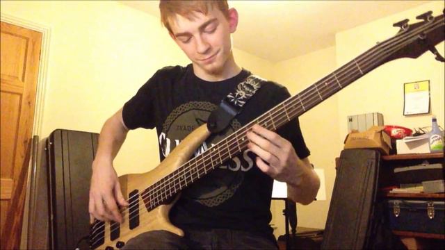 Muse - Hysteria Bass cover смотреть онлайн