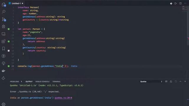 interface in typescript смотреть онлайн