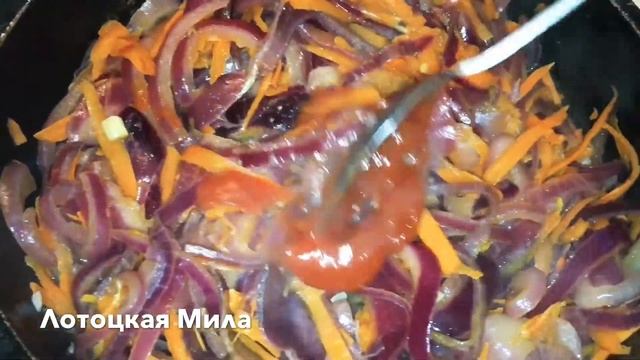 Тушеный лук с рисом - получается вкусный ужин смотреть онлайн