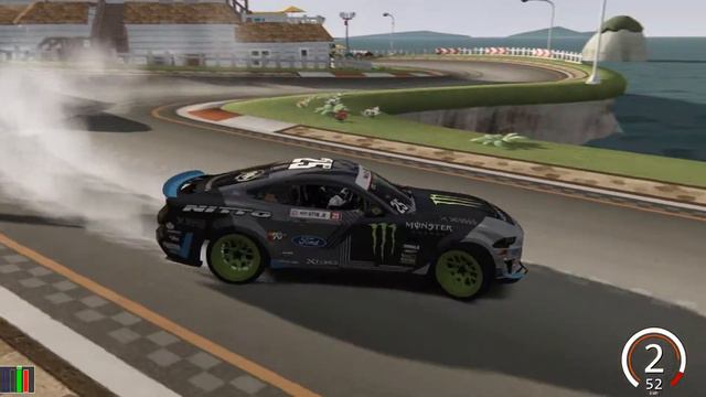 Mustan GT Monster Energy Drifttt En MAPA Yoshiii!!! Assetto Corsa! DFGT смотреть онлайн
