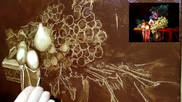 Голландский натюрморт маслом. Многослойная живопись на холсте смотреть онлайн