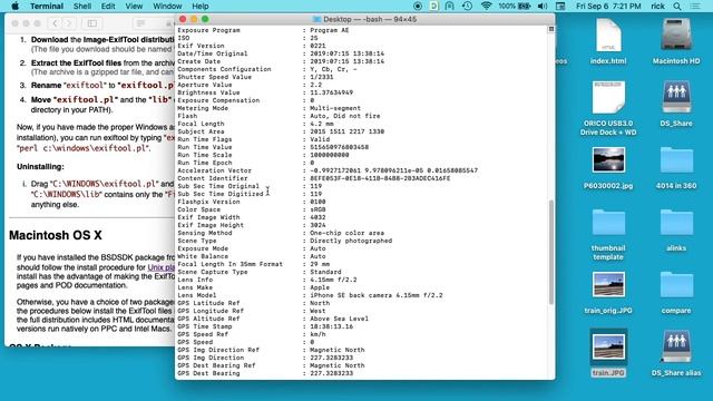 Changing JPEG Resolution Metadata using ExifTool смотреть онлайн