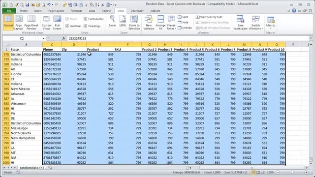 Excel Keyboard Shortcuts to Select Column with Blank Cells смотреть онлайн