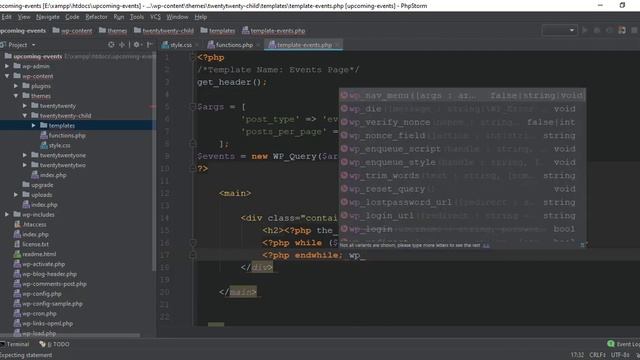 How to create and display upcoming events in WordPress Part #4 (Hindi/Urdu) смотреть онлайн