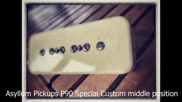 Asyllum Pickups P90 Special Custom set middle position смотреть онлайн