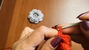 Ирландский цветок. Крючком.