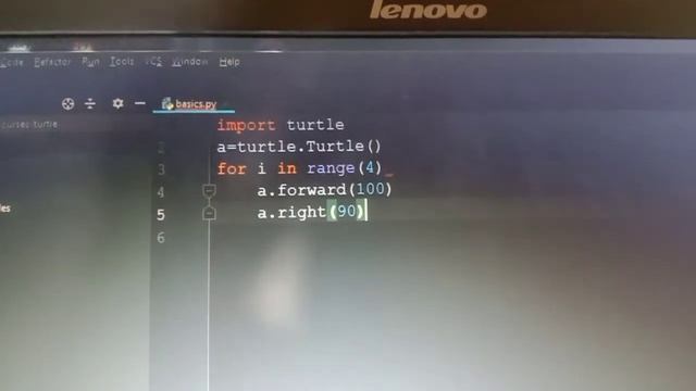 draw circle and box in python using turtle смотреть онлайн