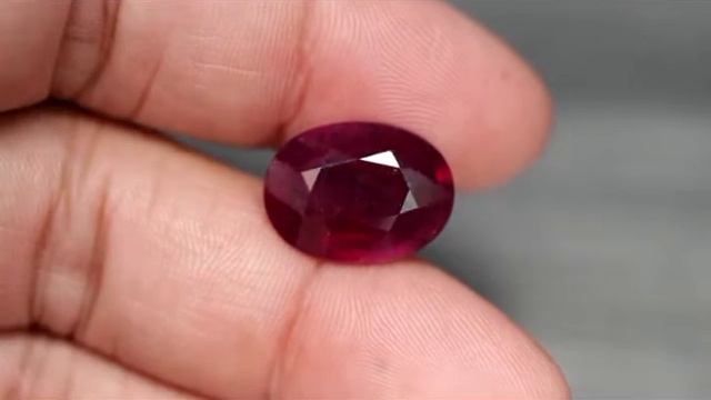 Природный рубин 12.13 карата .Мозамбик. смотреть онлайн