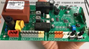 Подключение платы распашных ворот PCB SW mini